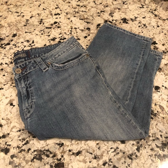 BTC "Fairfax Relaxed" blue jeans Capri 32 / 12 - Picture 3 of 10
